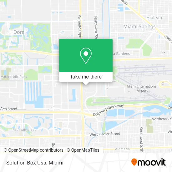 Solution Box Usa map