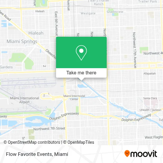 Flow Favorite Events map