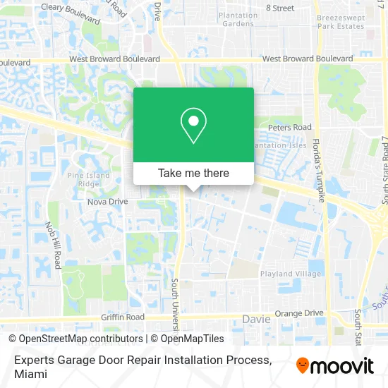 Experts Garage Door Repair Installation Process map