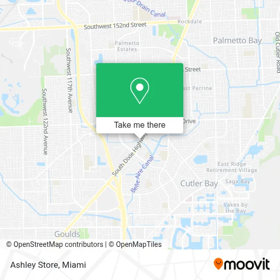 Ashley Store map