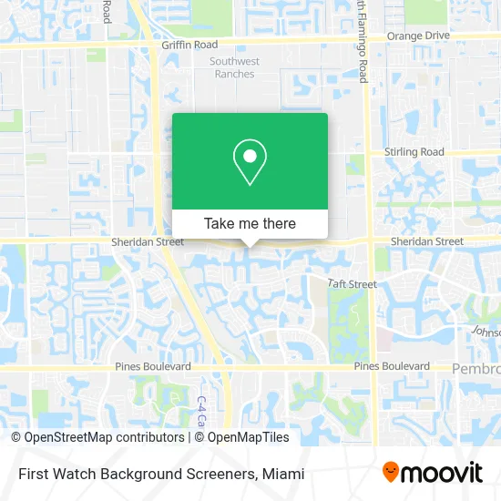 First Watch Background Screeners map