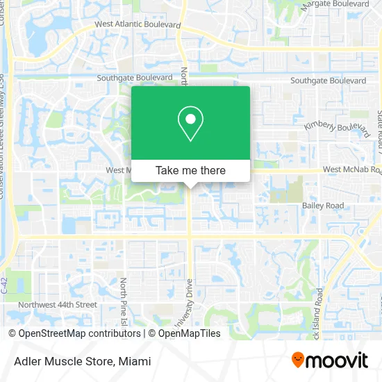 Adler Muscle Store map