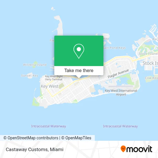 Castaway Customs map
