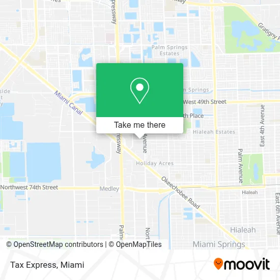Tax Express map