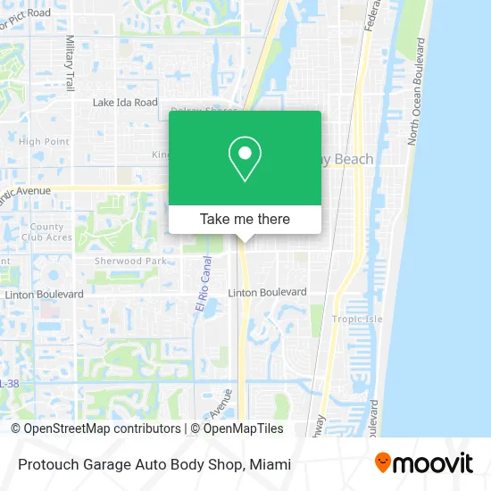 Protouch Garage Auto Body Shop map
