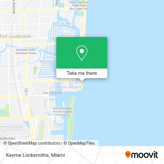 Keyme Locksmiths map