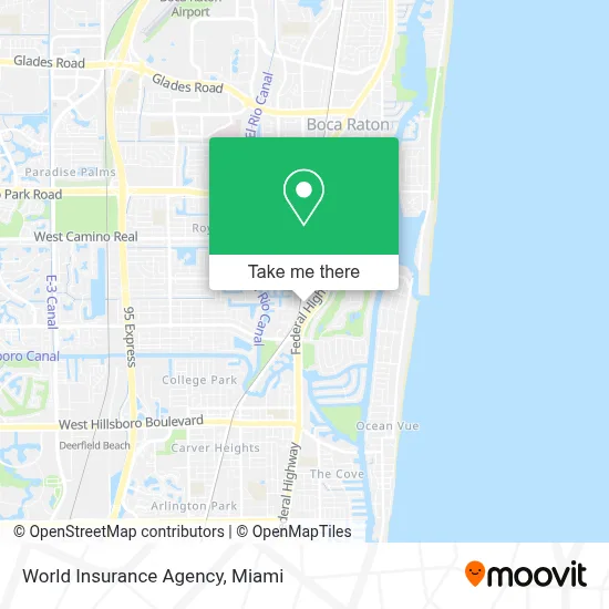 World Insurance Agency map