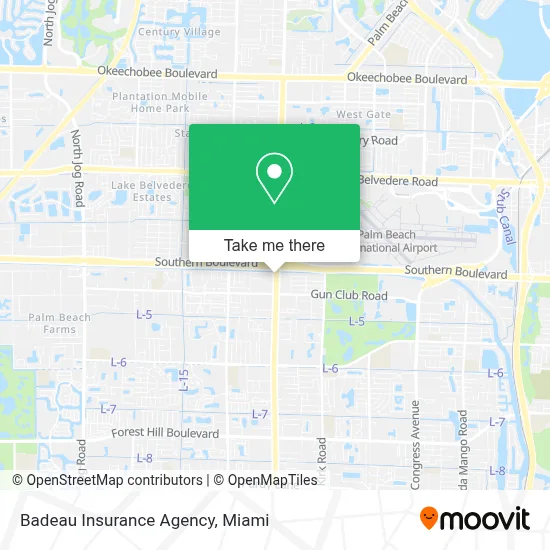 Badeau Insurance Agency map