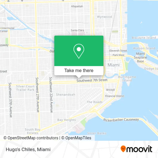 Hugo's Chiles map