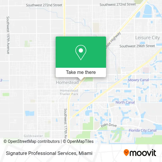 Signature Professional Services map