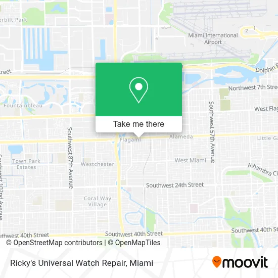 Ricky's Universal Watch Repair map