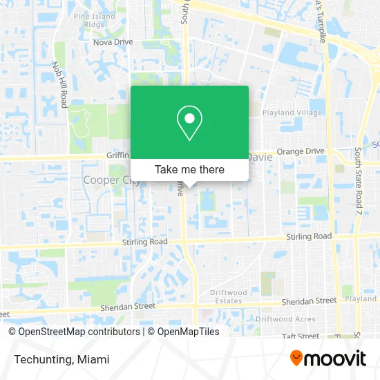 Techunting map