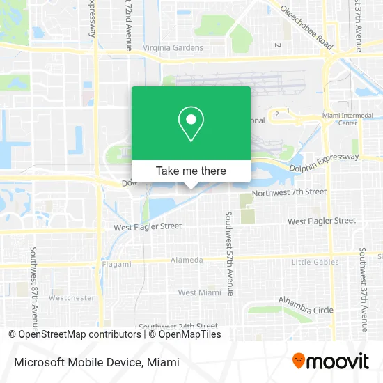 Microsoft Mobile Device map