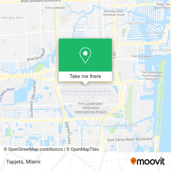 Tapjets map