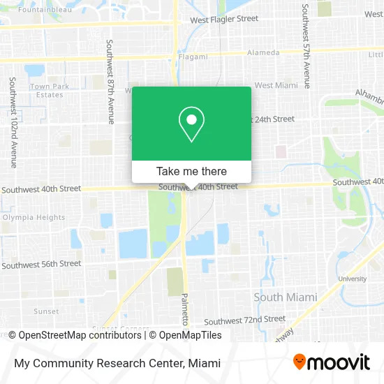 My Community Research Center map