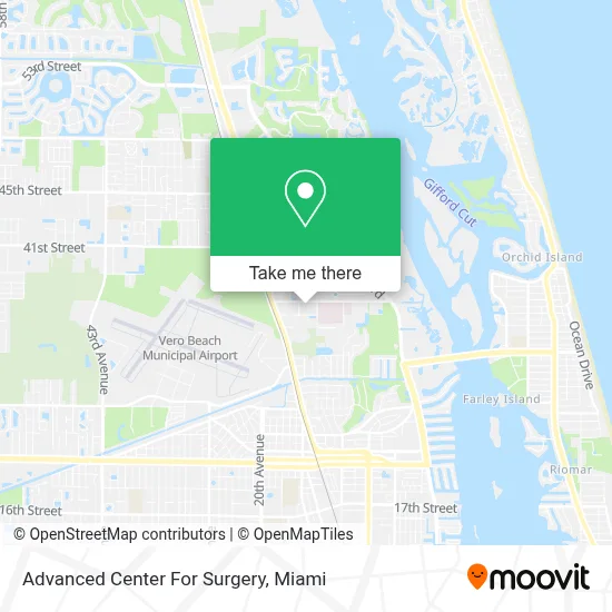 Advanced Center For Surgery map