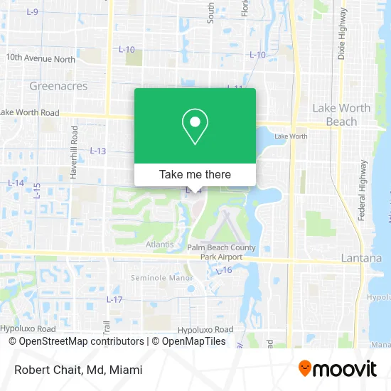 Robert Chait, Md map