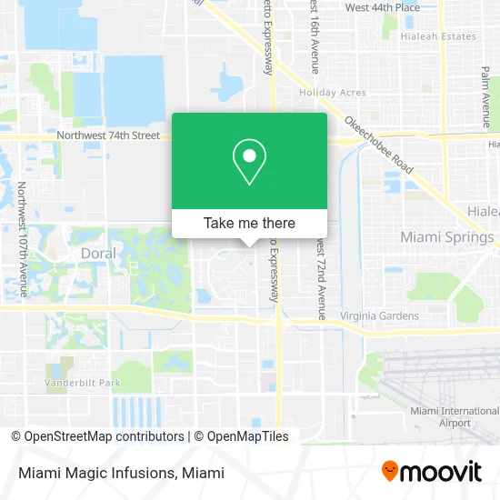 Miami Magic Infusions map
