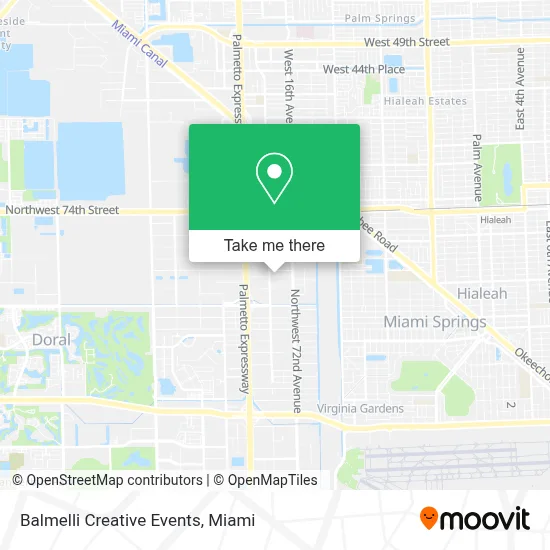 Balmelli Creative Events map