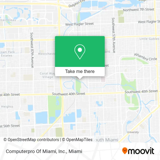 Computerpro Of Miami, Inc. map
