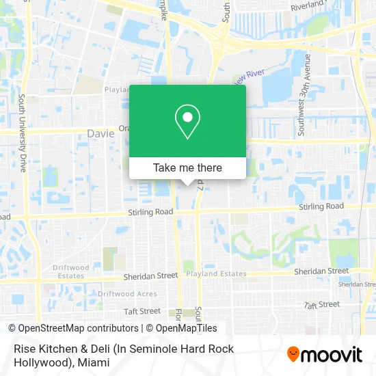 Rise Kitchen & Deli (In Seminole Hard Rock Hollywood) map