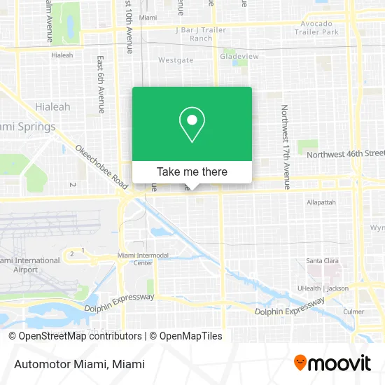 Automotor Miami map