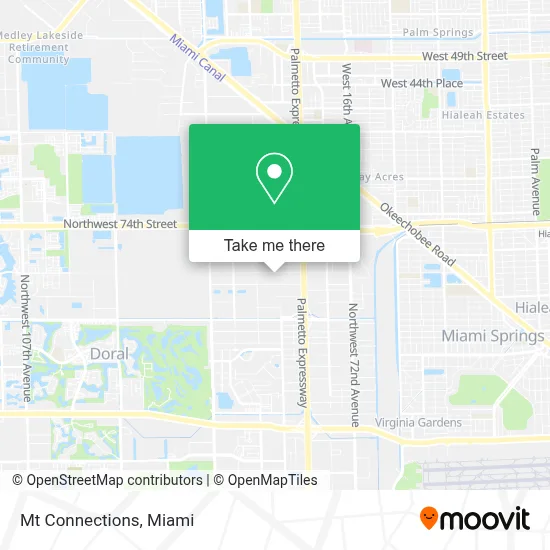 Mt Connections map
