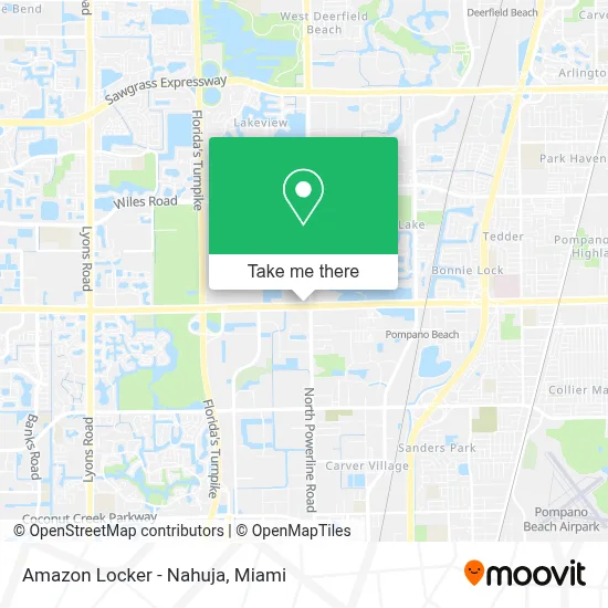 Amazon Locker - Nahuja map