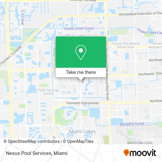 Nexus Pool Services map