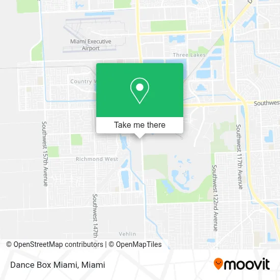 Dance Box Miami map