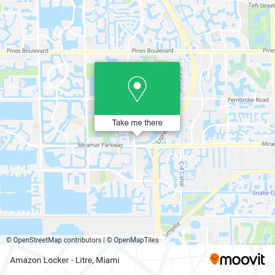 Amazon Locker - Litre map