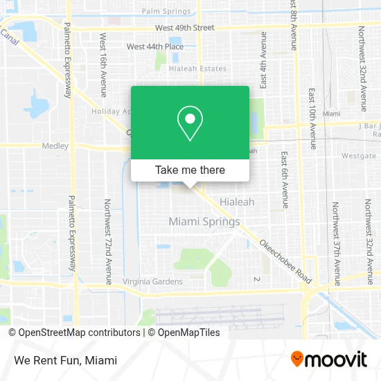 We Rent Fun map