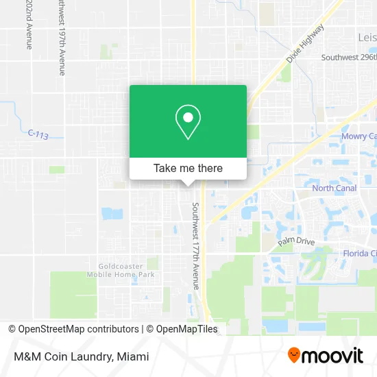 M&M Coin Laundry map