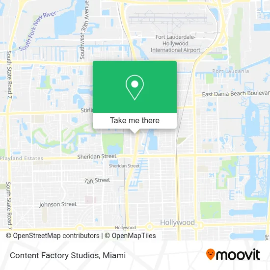 Content Factory Studios map
