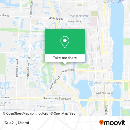 Rue21 map