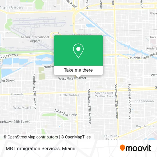 MB Immigration Services map