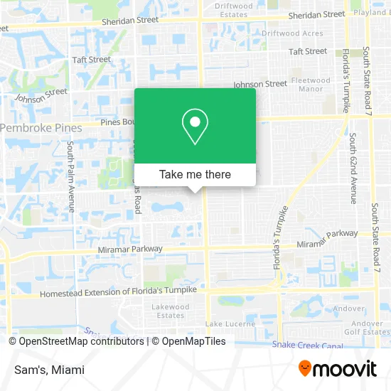Sam's map