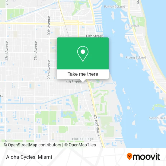 Aloha Cycles map