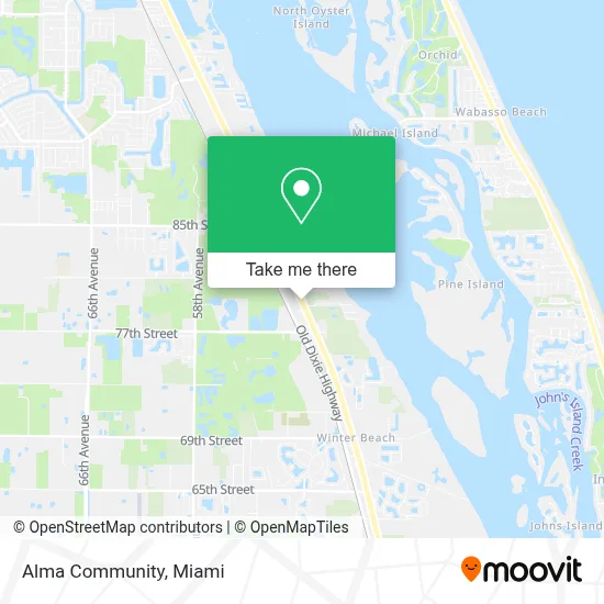 Alma Community map