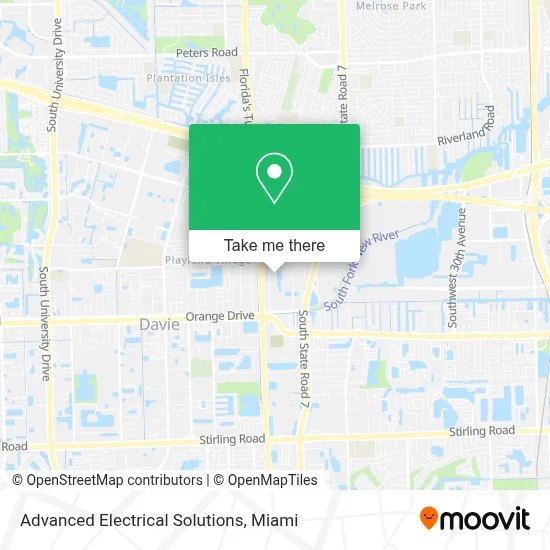 Advanced Electrical Solutions map
