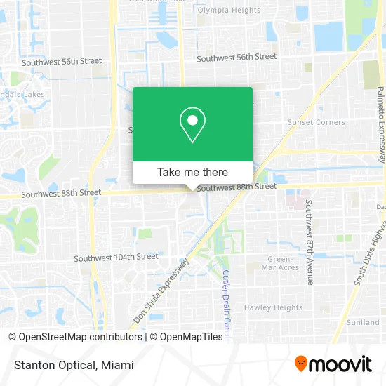 Stanton Optical map