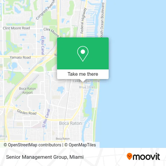 Senior Management Group map