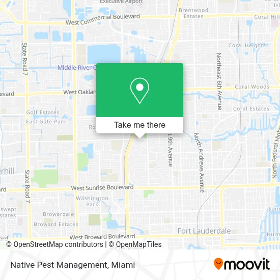 Native Pest Management map