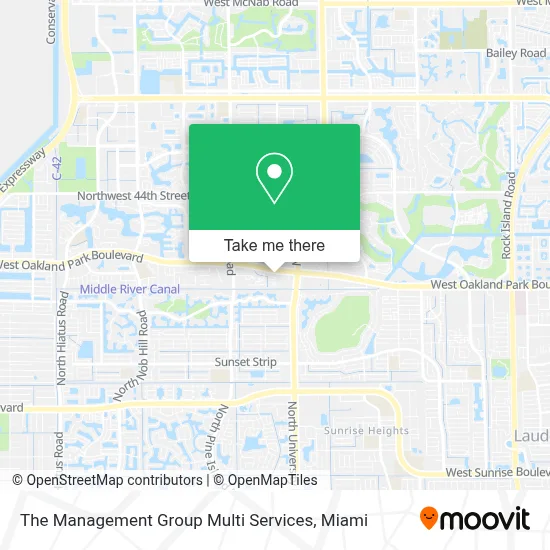 The Management Group Multi Services map