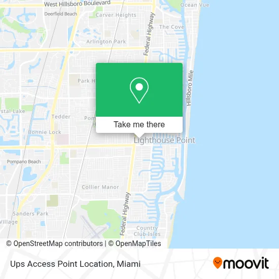 Ups Access Point Location map