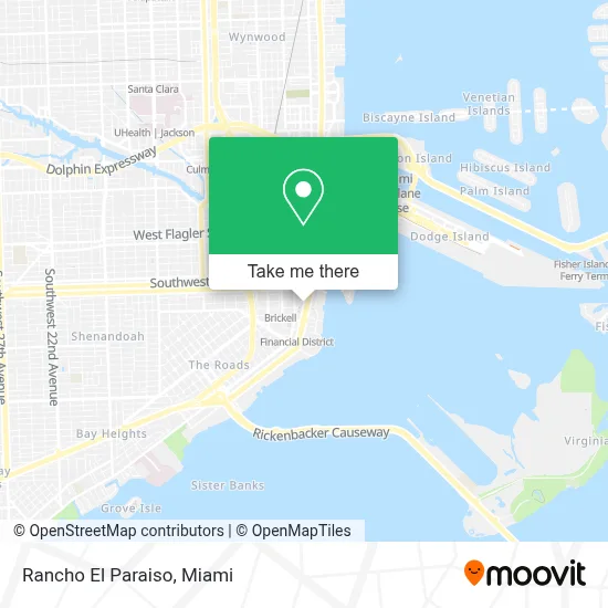 Rancho El Paraiso map
