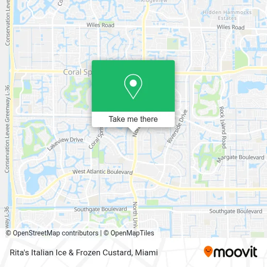 Rita's Italian Ice & Frozen Custard map