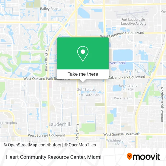 Heart Community Resource Center map