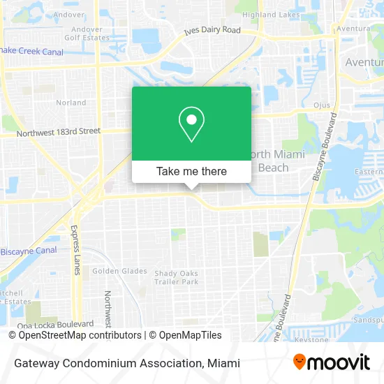 Gateway Condominium Association map