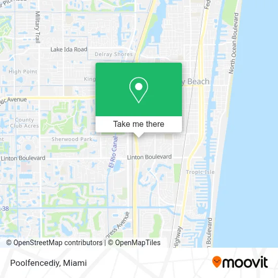 Poolfencediy map